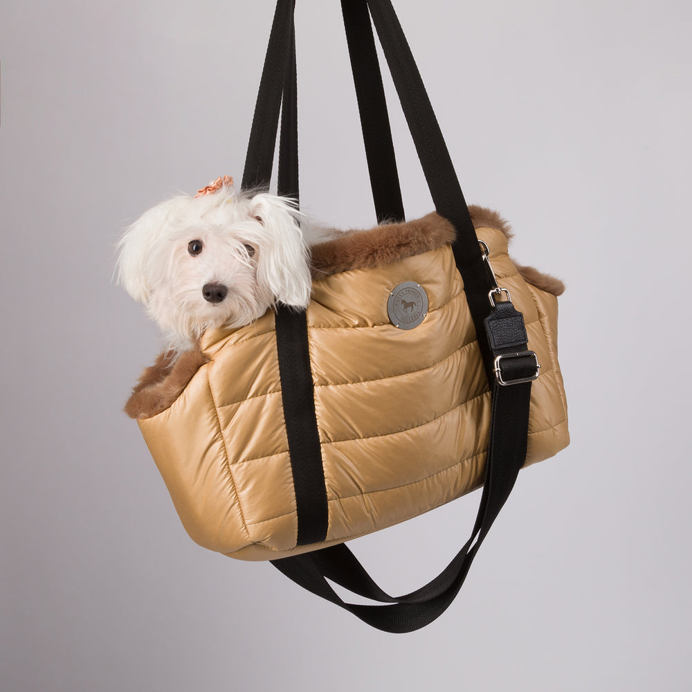 Equus Primus Selleria Sandstone Beige Puppy Purse